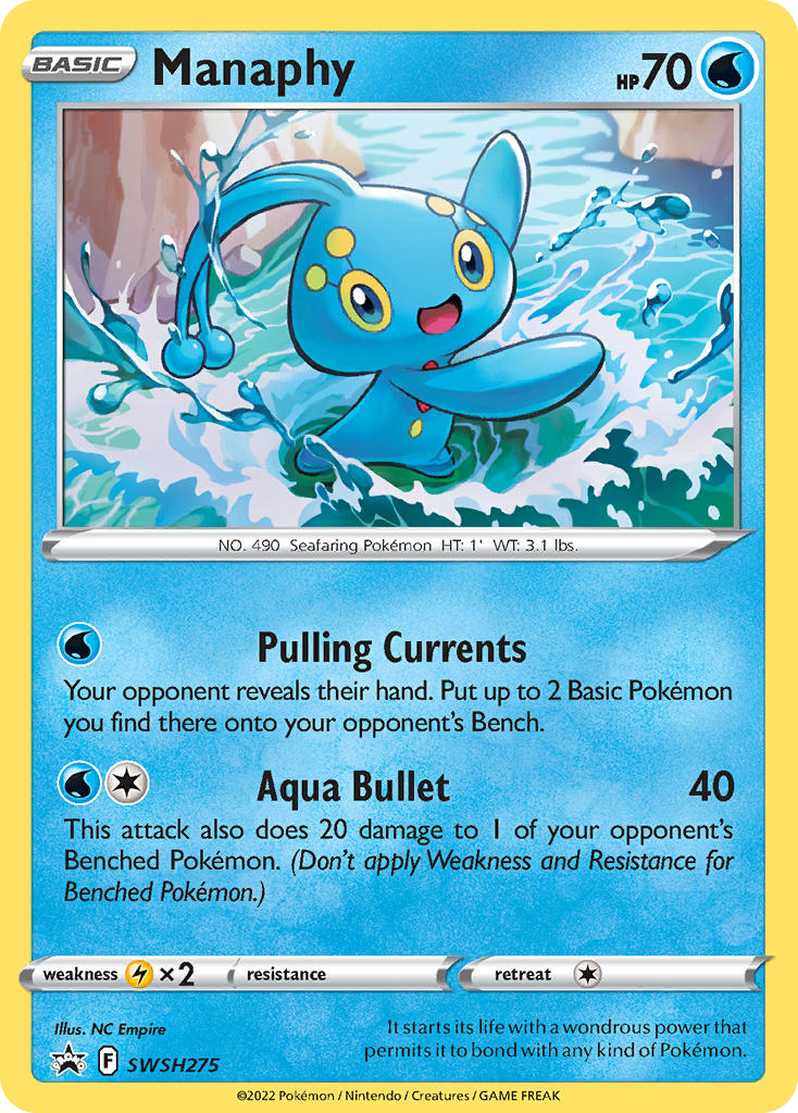 Sword & Shield Promo’s Manaphy #275